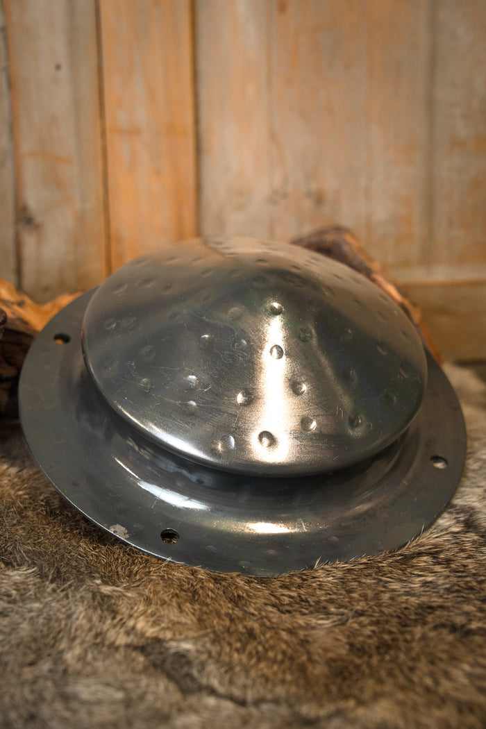 Germanic umbo, hand-forged