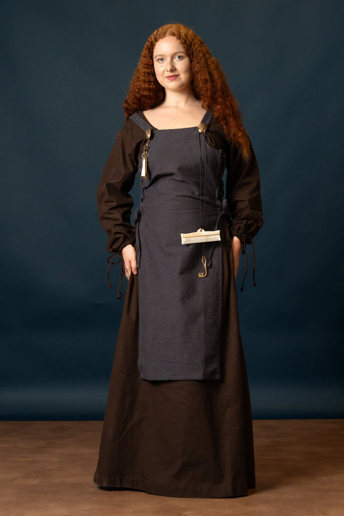 Matilda medieval chemise, underdress, brown