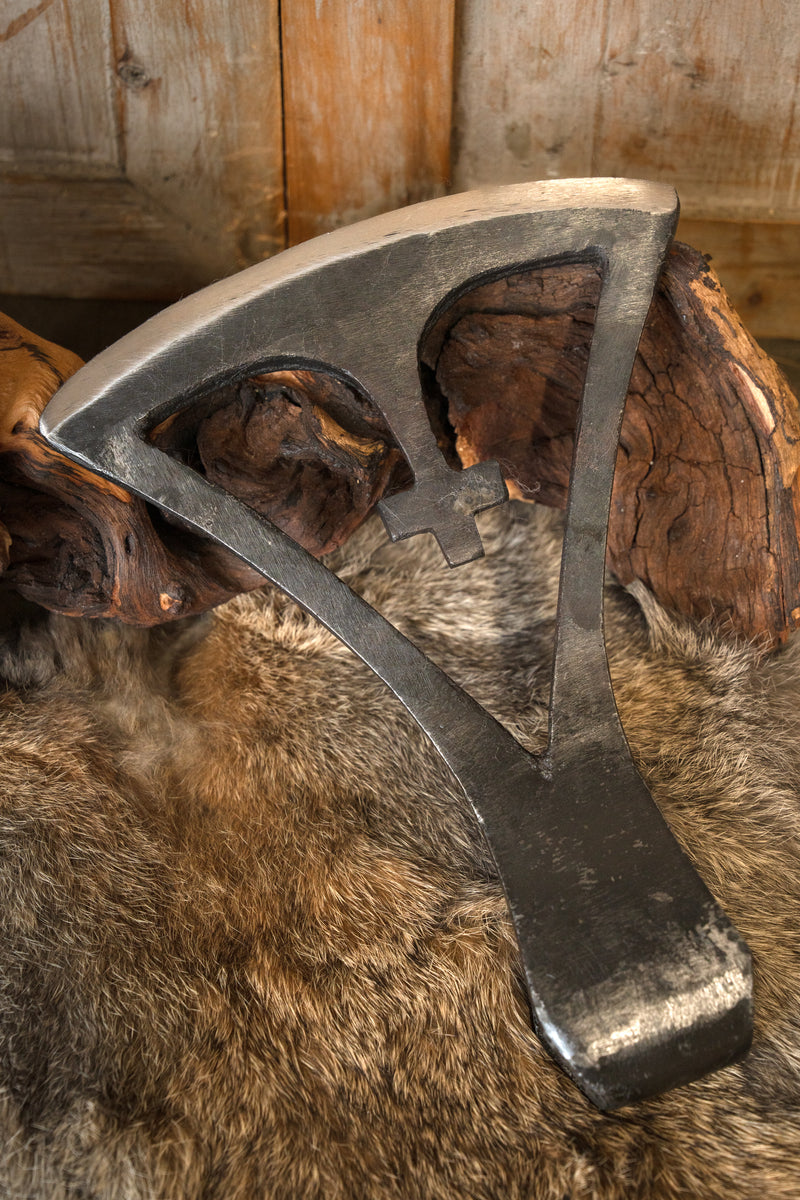 Wikinger Axtblatt Gotland, stumpf (battle ready)