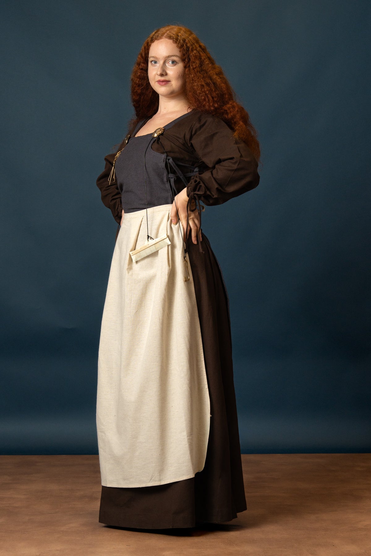 Apron, natural colour