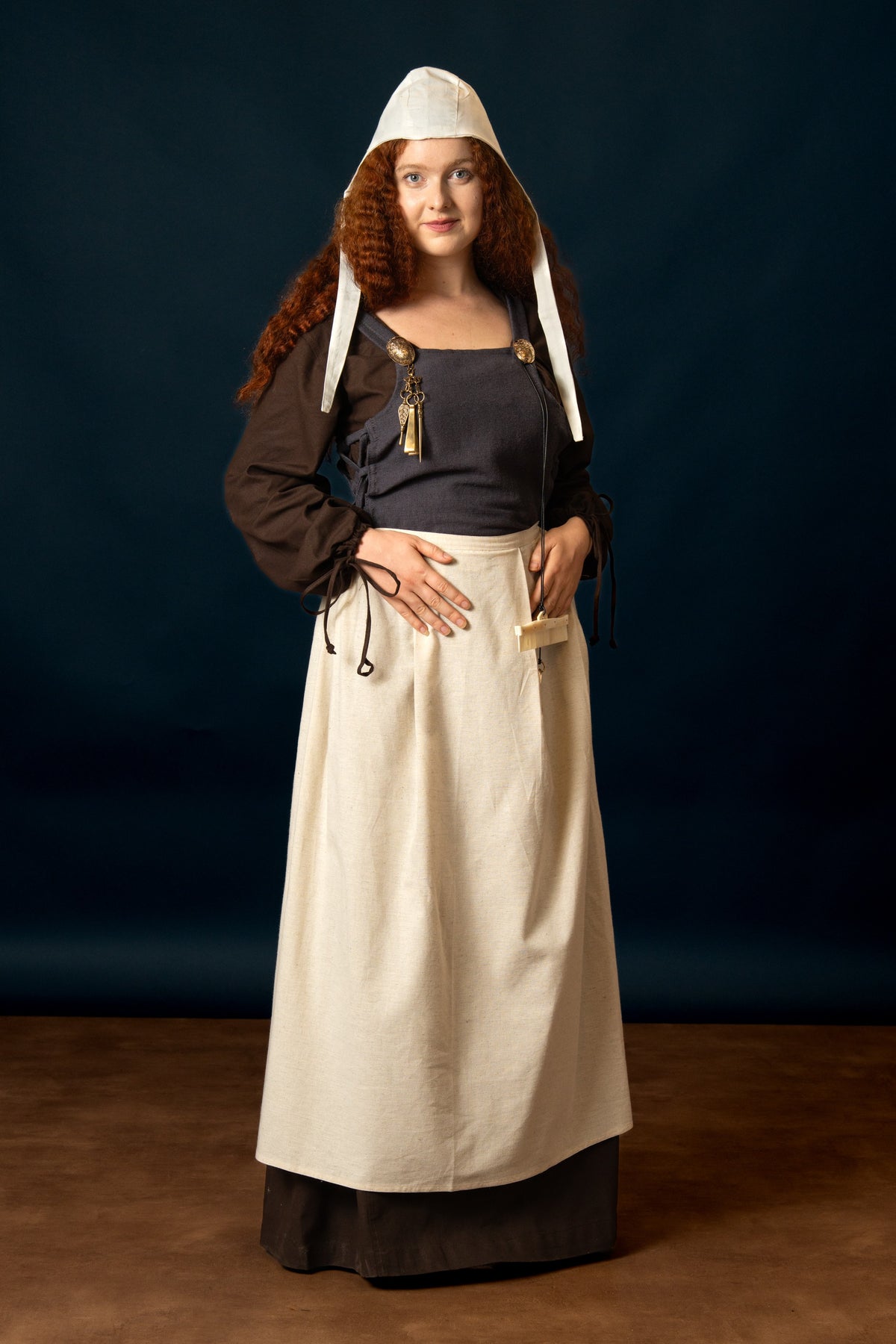 Apron, natural colour