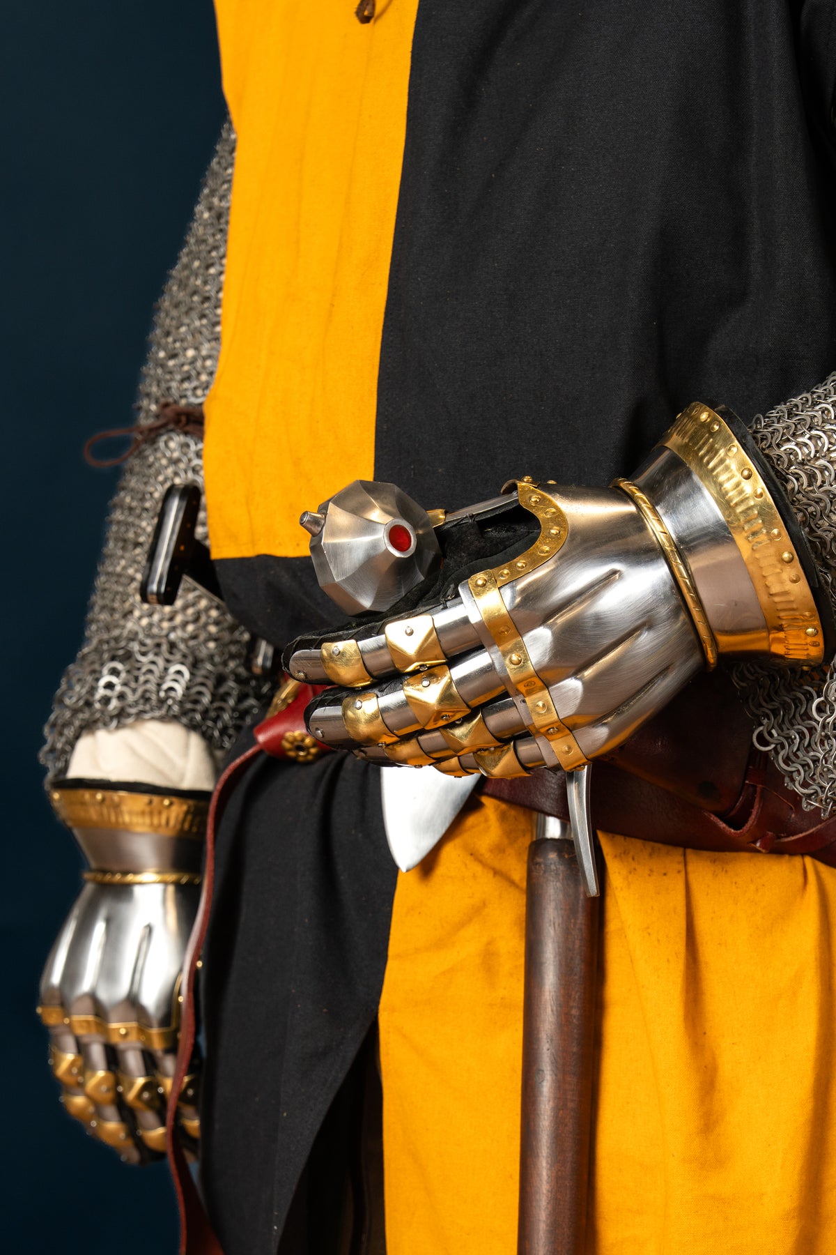 Medieval Hourglass Gauntlets Churburg, 1.2 mm