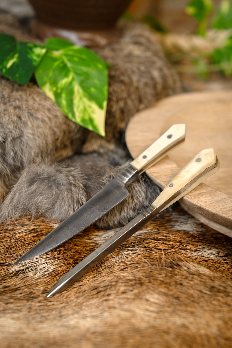 14.–15. årh. bestiksæt med benskaft, lille