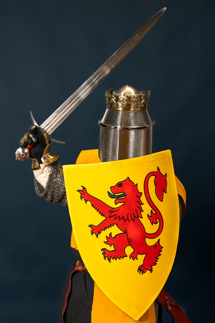 Gammelt Jern sword with scabbard, 13th century, semi-sharp