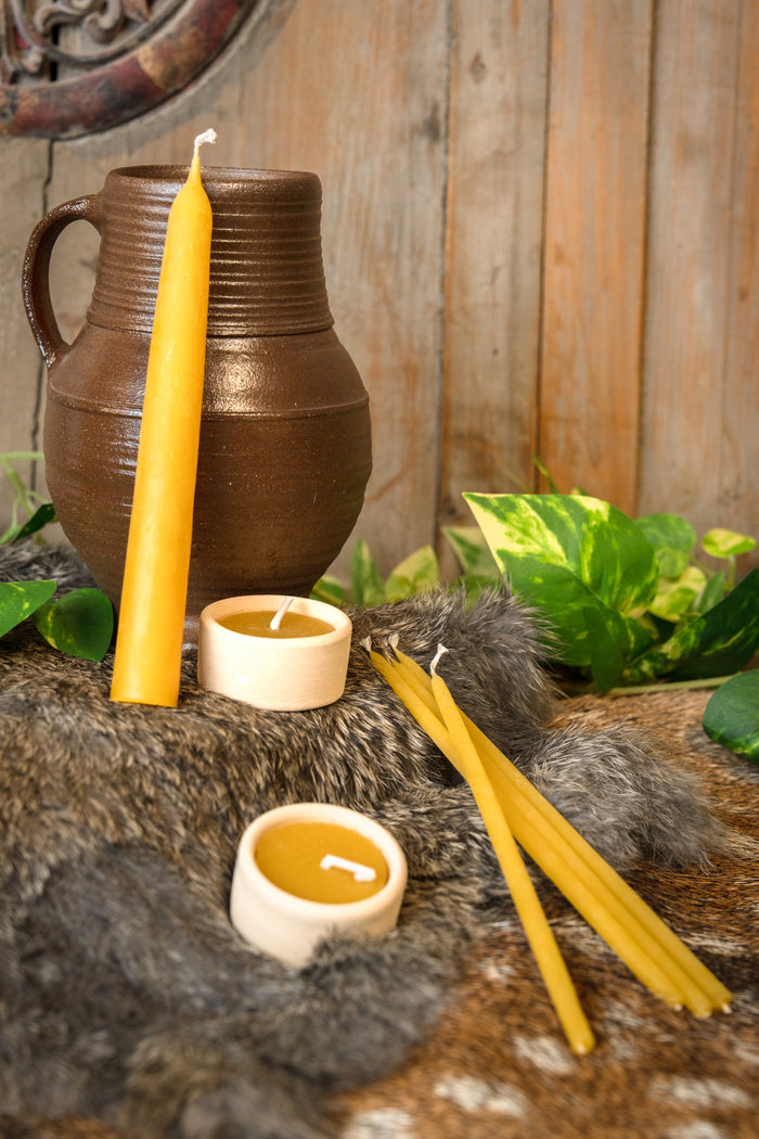 Beeswax candle gift set
