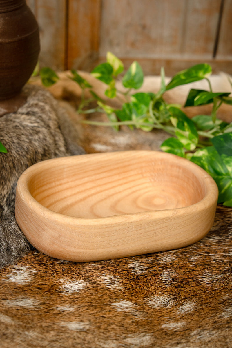 Ash wood dish Kora