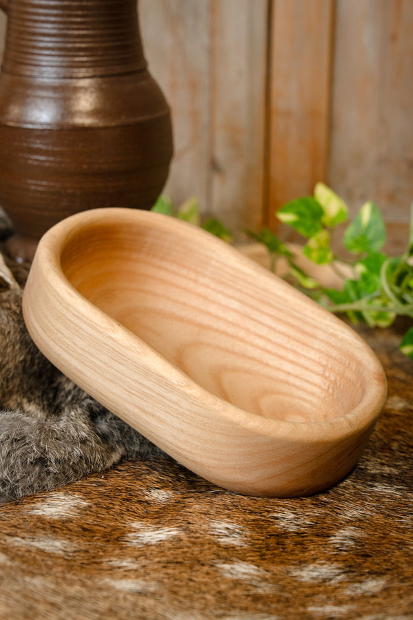 Ash wood dish Kora