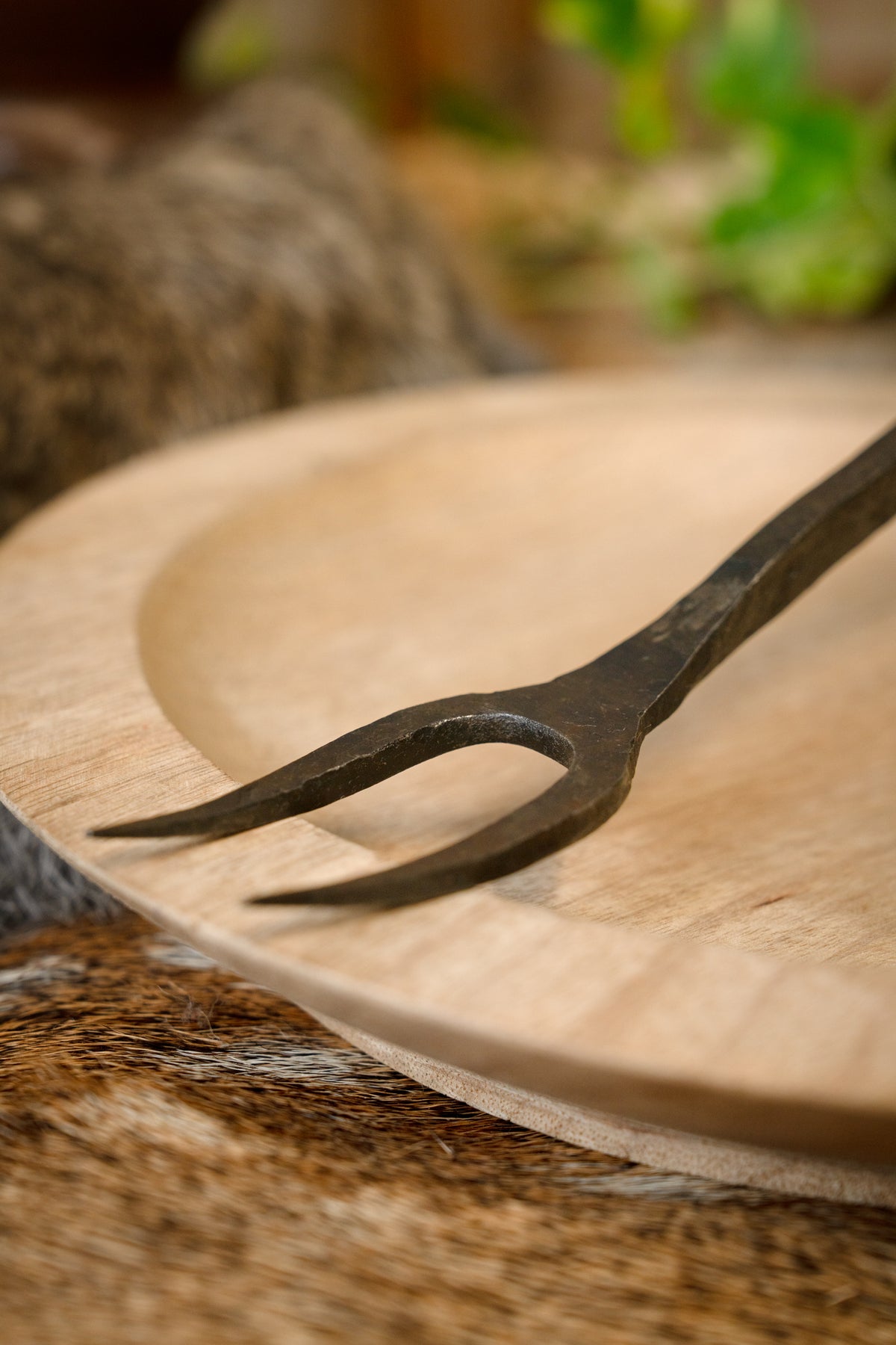 Medieval iron fork