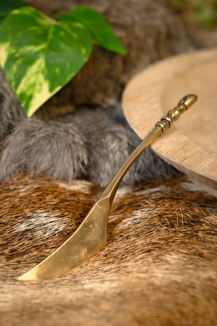 Medieval knife with girls head