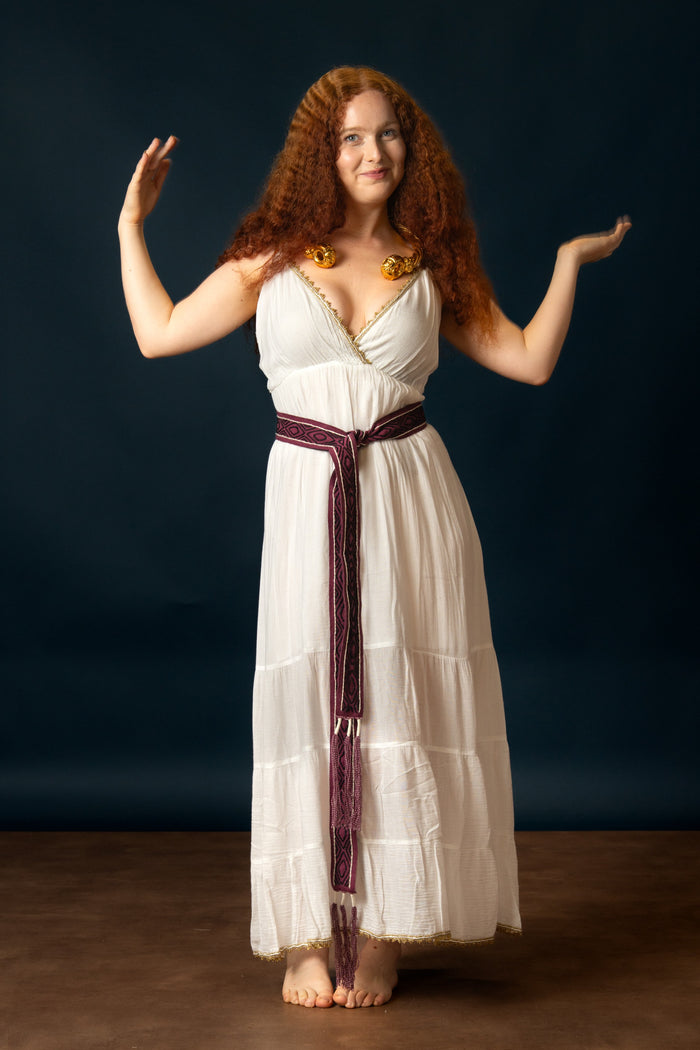 Goddess Dress Athena, white