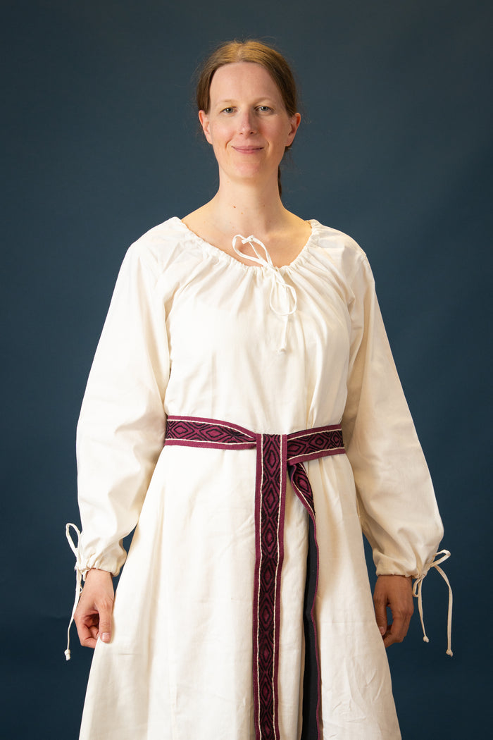 Matilda medieval chemise, underdress, white