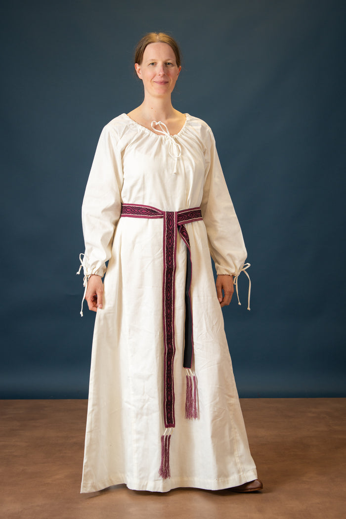 Matilda medieval chemise, underdress, white