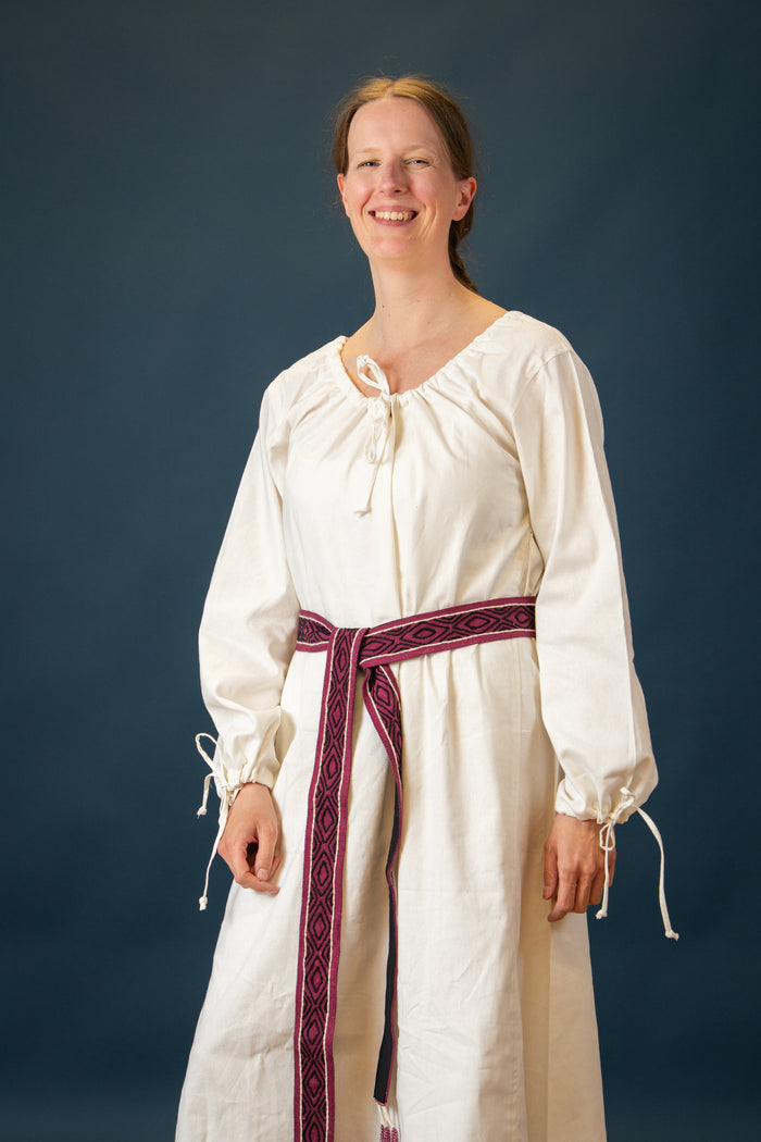 Matilda medieval chemise, underdress, white