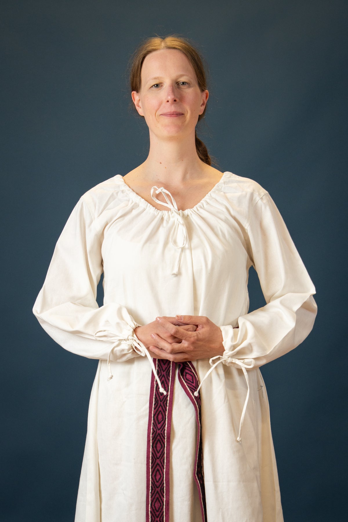 Matilda medieval chemise, underdress, white
