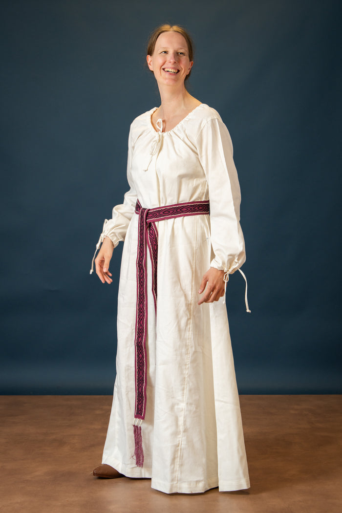 Matilda medieval chemise, underdress, white