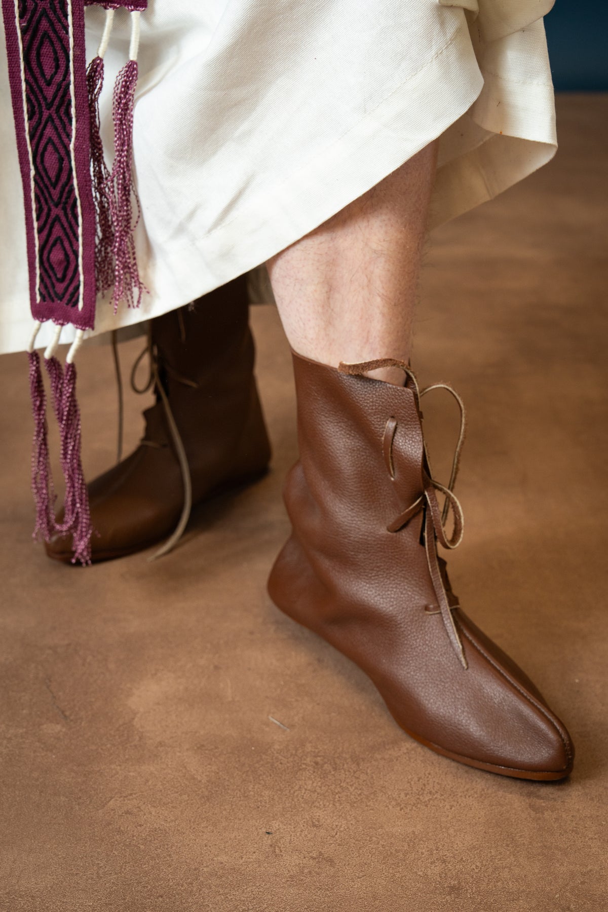 Viking boots Oseberg, brown
