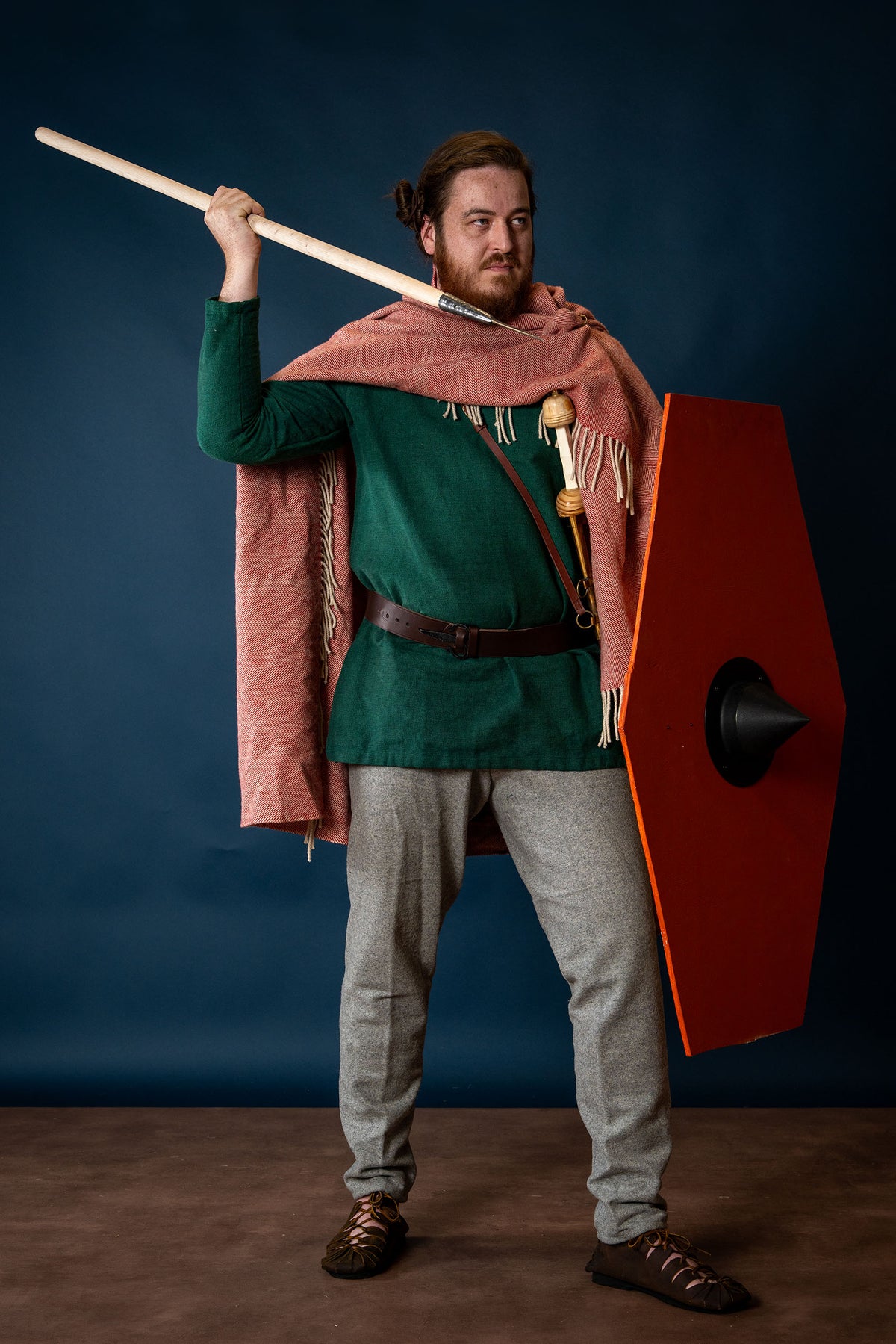 Viking tunic Hans, green