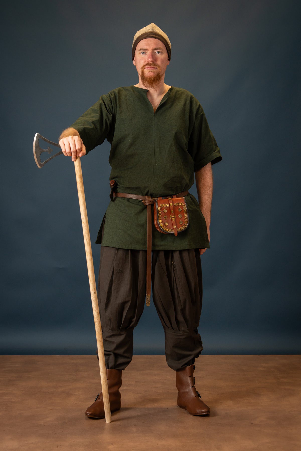 Viking tunic Uhtred, green