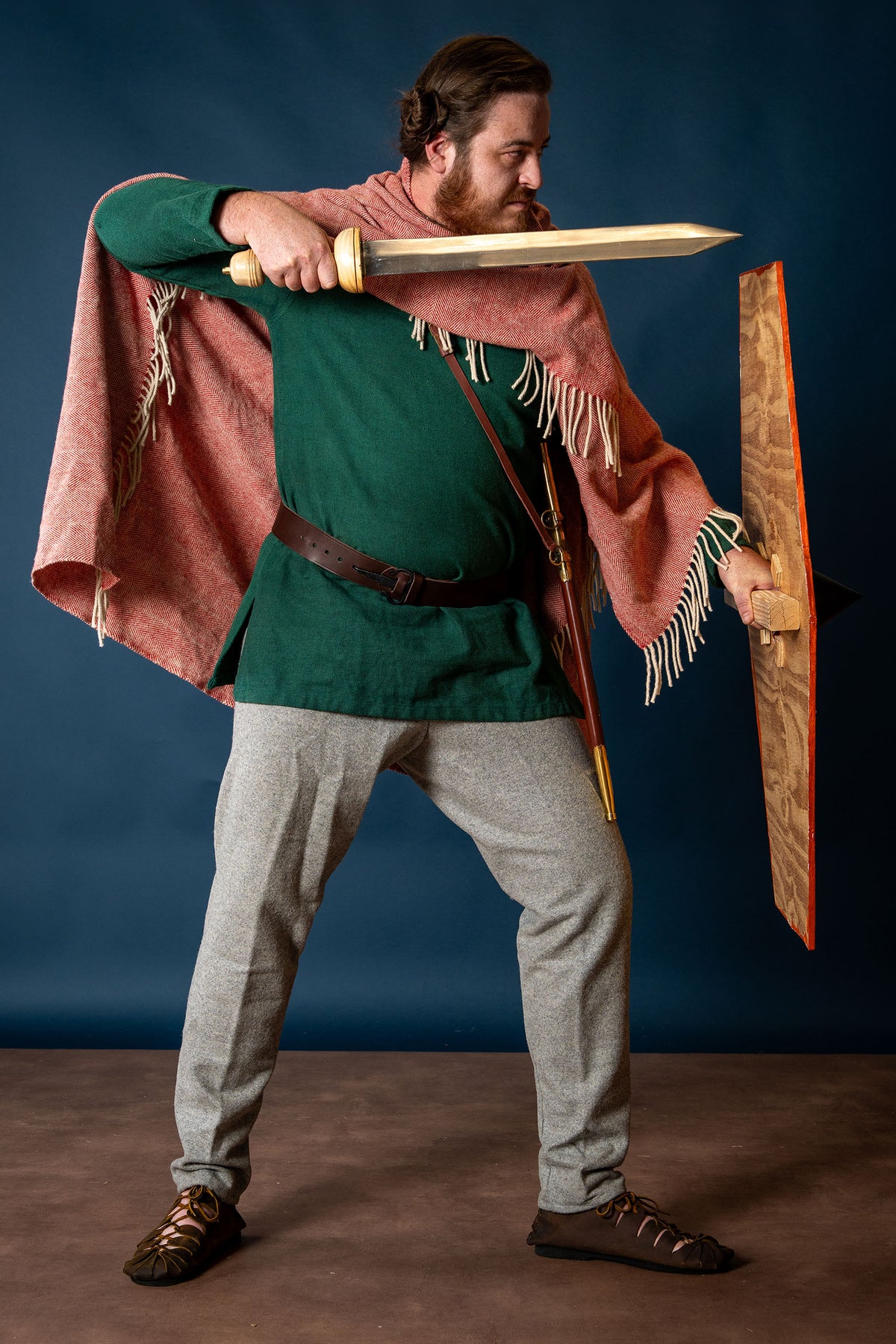 Viking tunic Hans, green