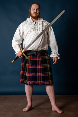 Camisa pirata, blanca