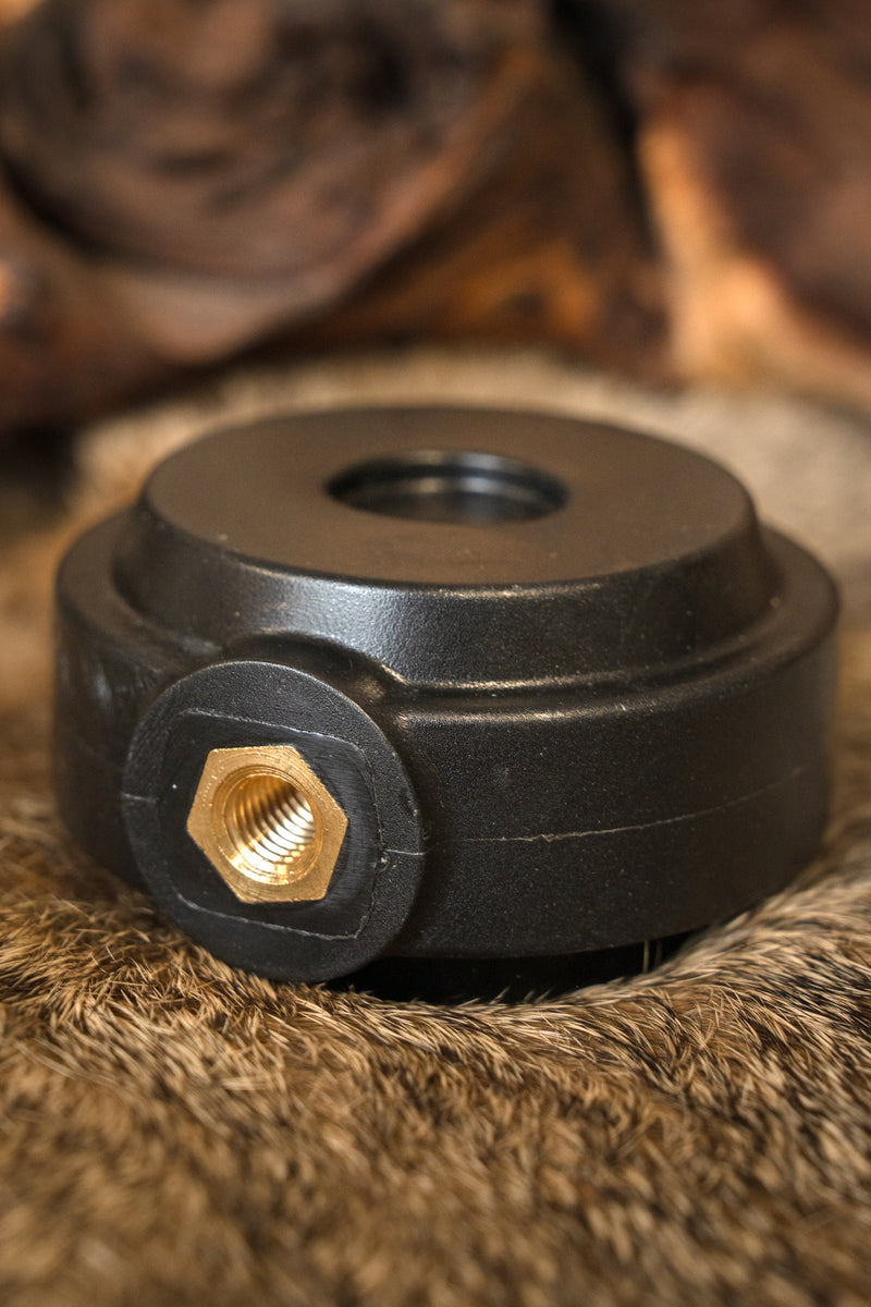 Okrągła głowica do miecza treningowego, czarna