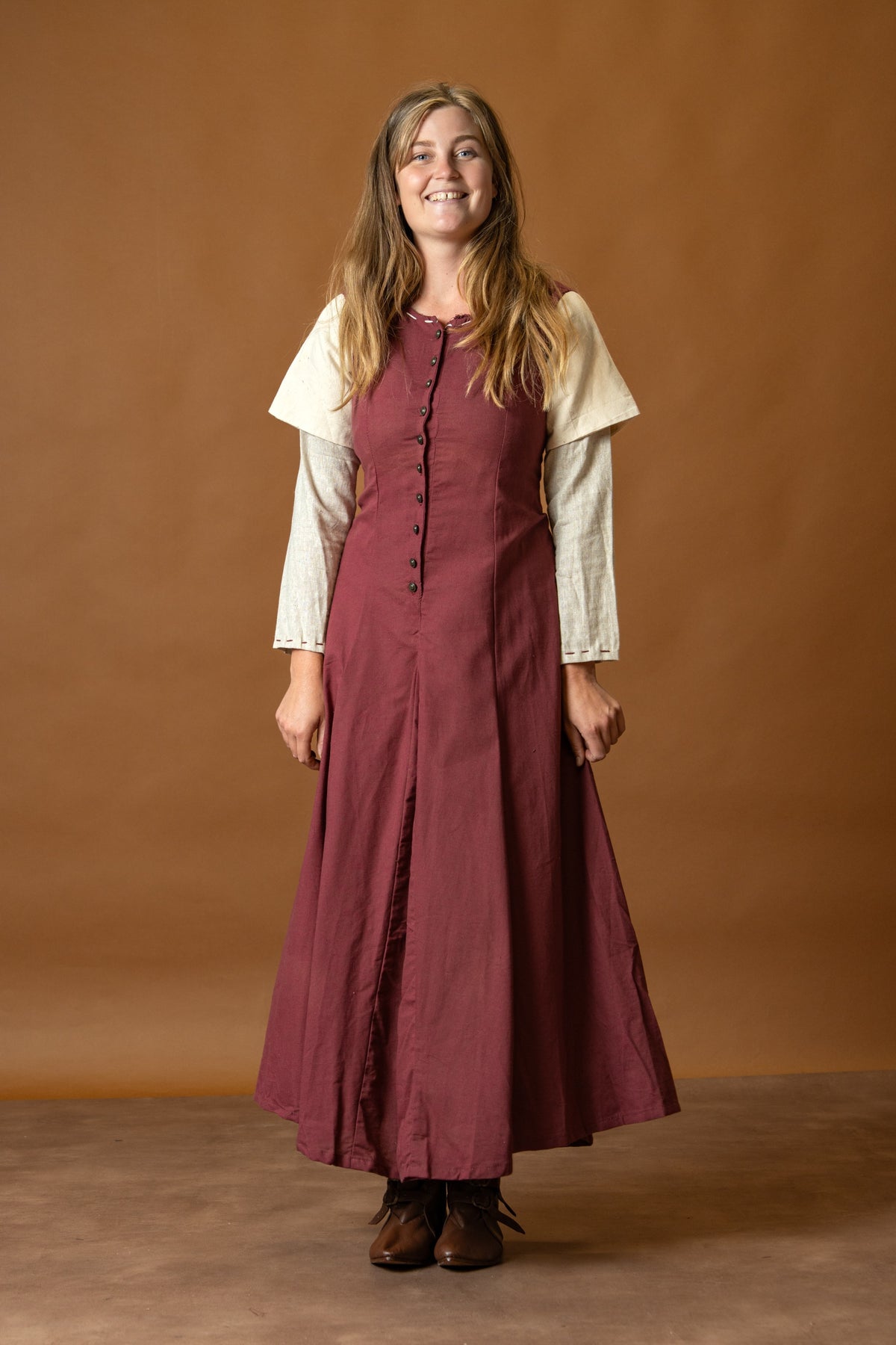 Kirtle Elodie, red/cream
