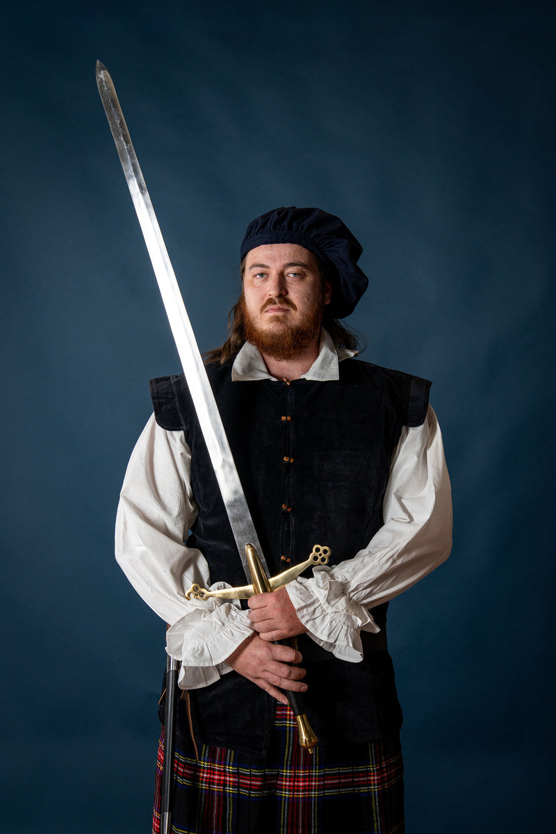 Camisa pirata, blanca