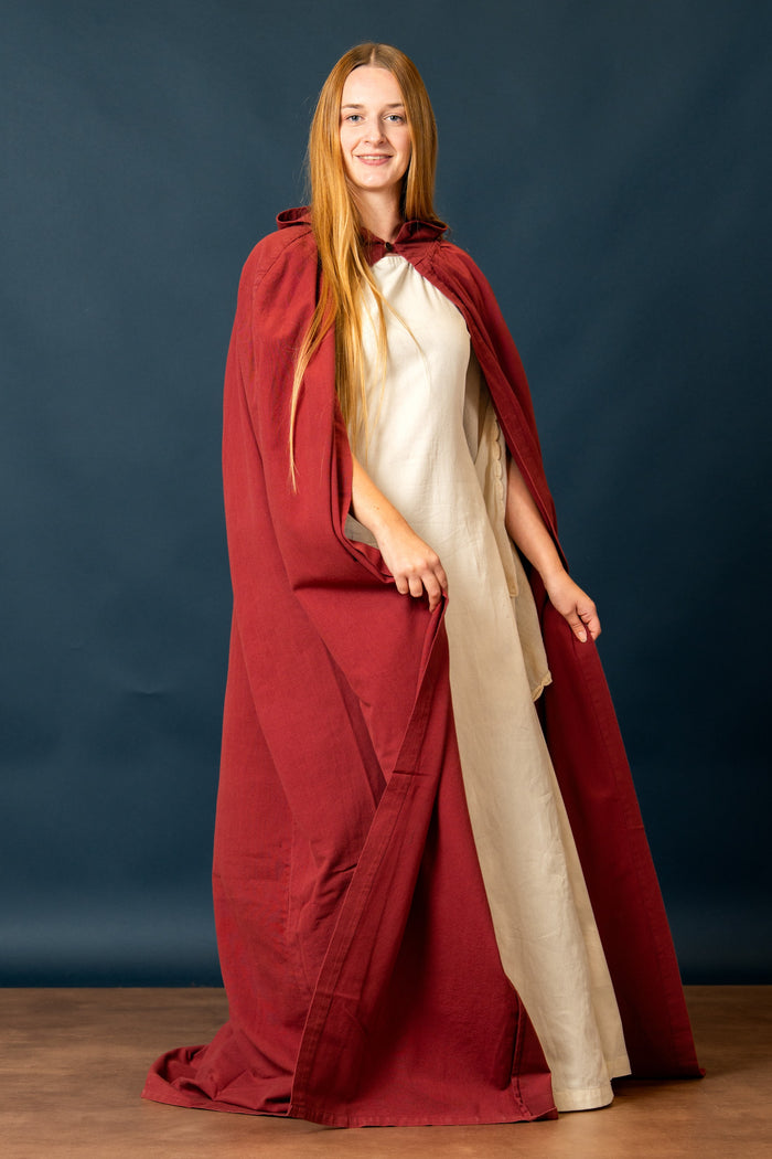 Cotton cloak, red