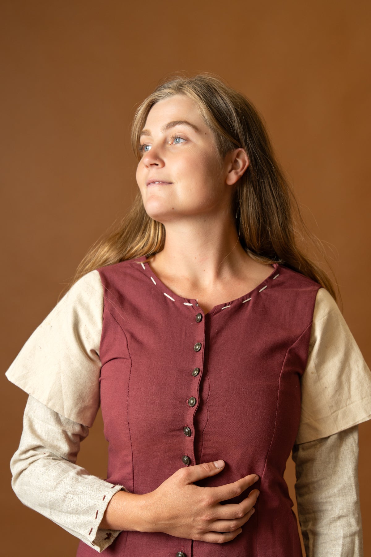 Kirtle Elodie, red/cream