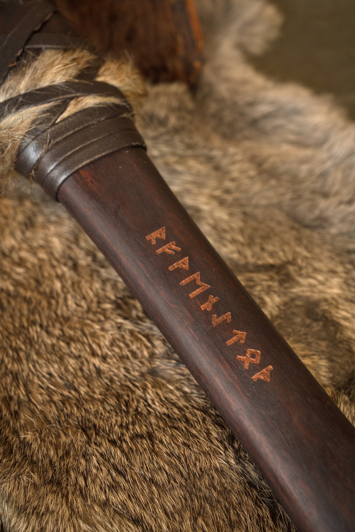Viking axe and knife set, semi-sharp