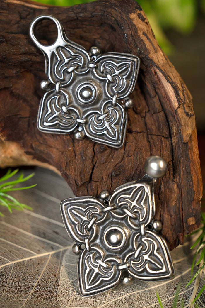 Rusvik Kaftan clasp, silvered, zamak
