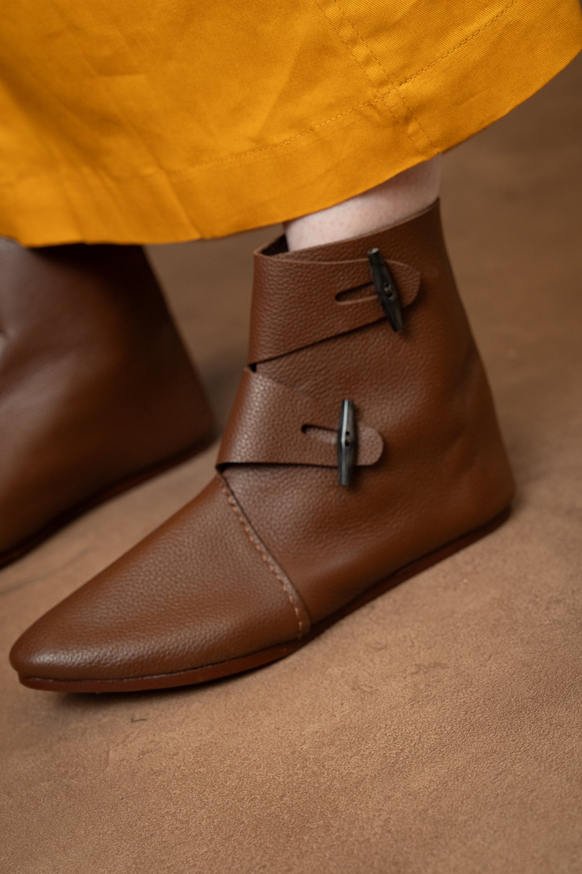 Viking shoes Jorvik, brown