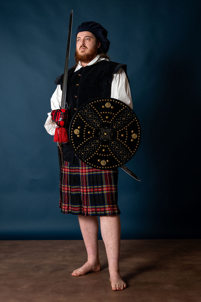 Scottish Highland targe with Celtic cross
