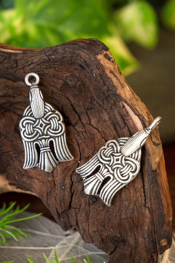 Rusvik cloak clasp, silvered bronze