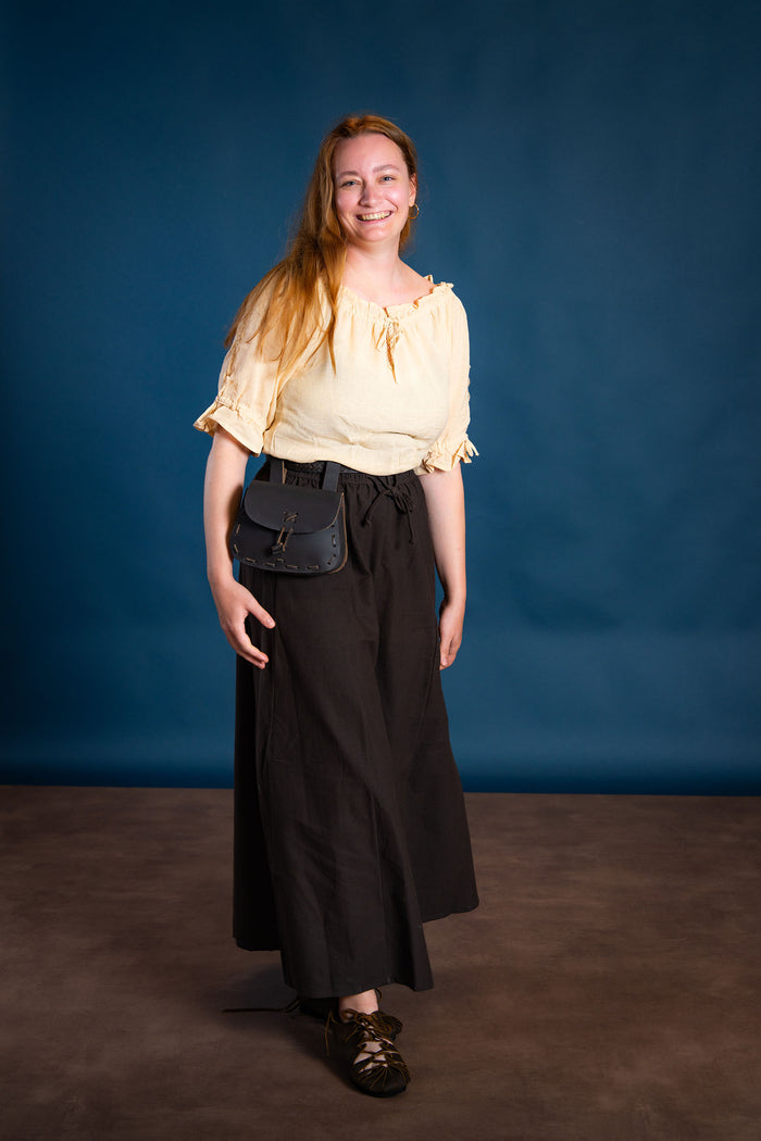 Baroque blouse Rosamund, natural