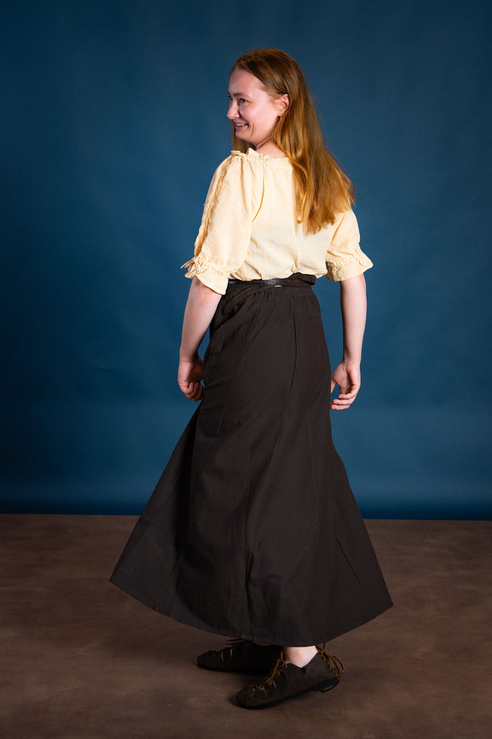 Baroque blouse Rosamund, natural
