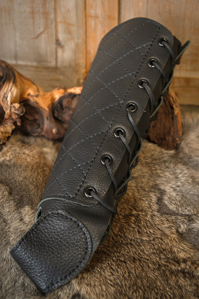 Archer bracer right hand, black