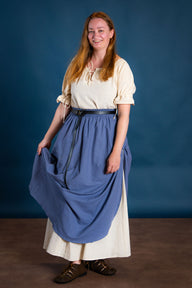 Medieval skirt Elise, blue