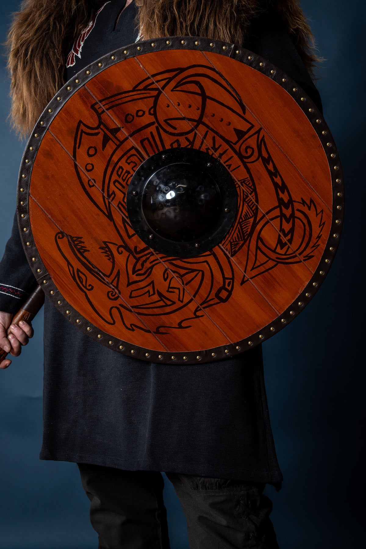 Viking shield dragon, 60 cm