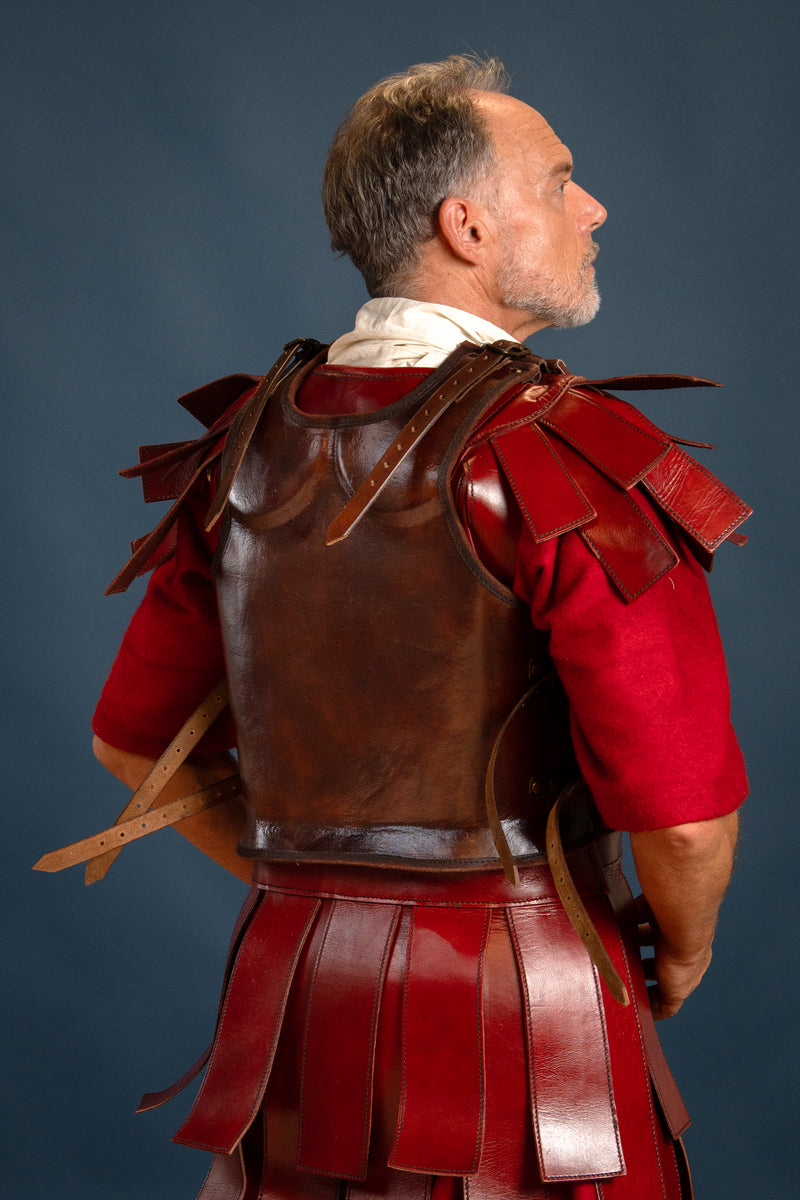 Musculata da centurione in cuoio