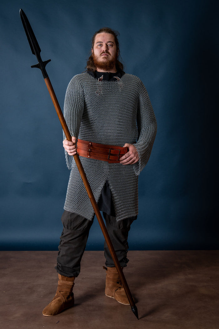 Viking spear with wings (demountable shaft), semi-sharp