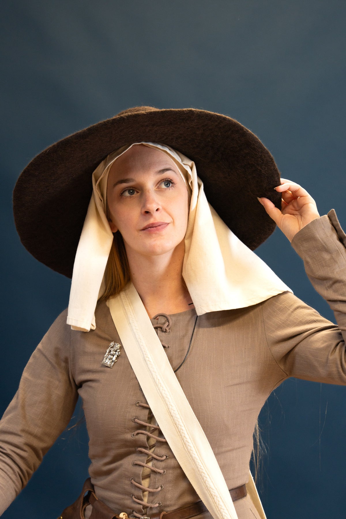 Hat Guthrie, brown, wool felt