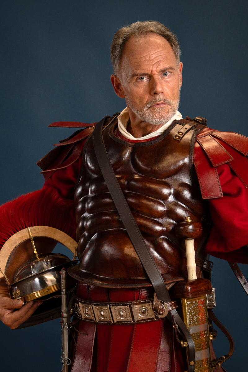 Musculata da centurione in cuoio