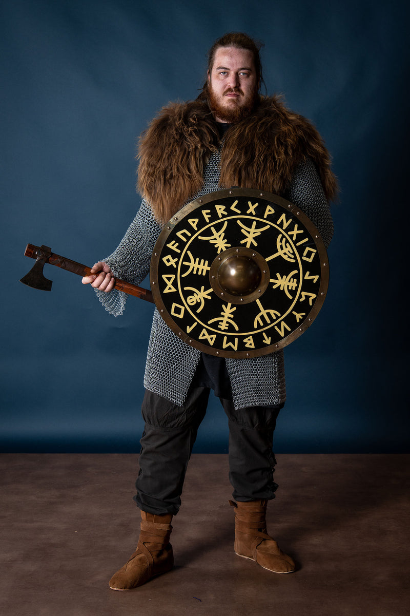 Hauberk met split, verzinkt, ongeklonken 10 mm