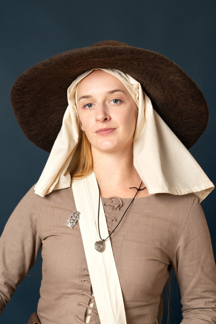 Hat Guthrie, brown, wool felt