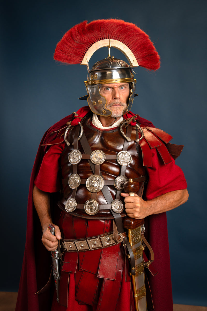 Musculata da centurione in cuoio