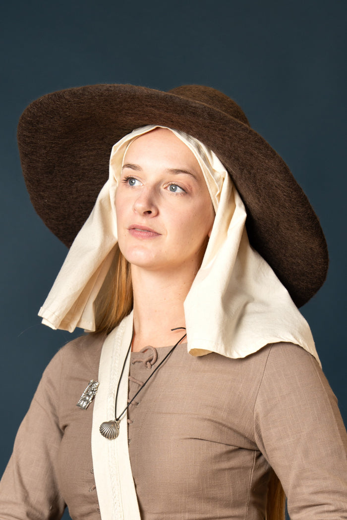 Hat Guthrie, brown, wool felt