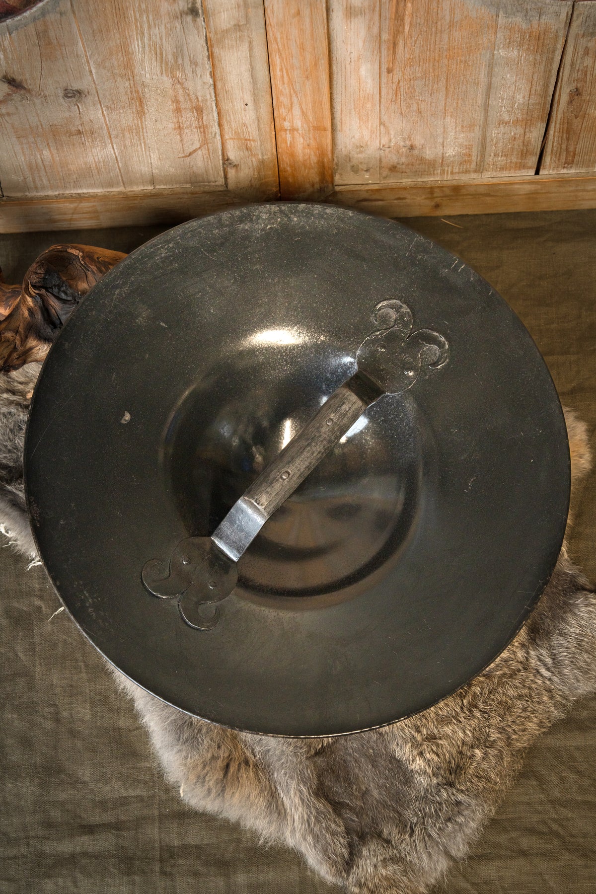 Spanish buckler, patinated, type IB