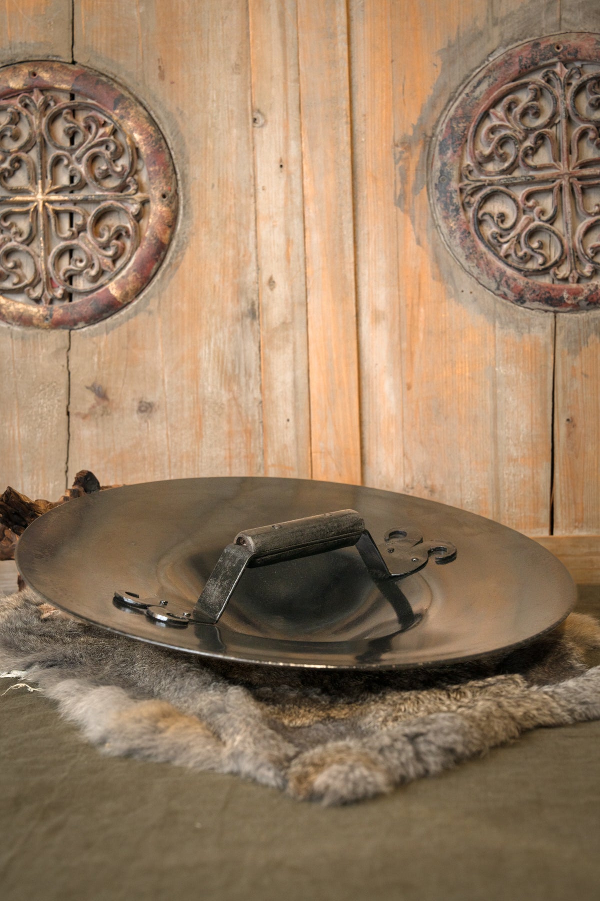 Spanish buckler, patinated, type IB