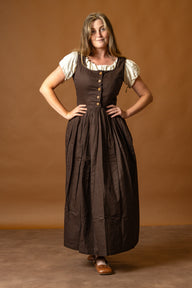 Medieval Kirtle Lene, brown